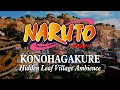 Konohagakure  hidden leaf village ambience relaxing naruto music to study relax  sleep