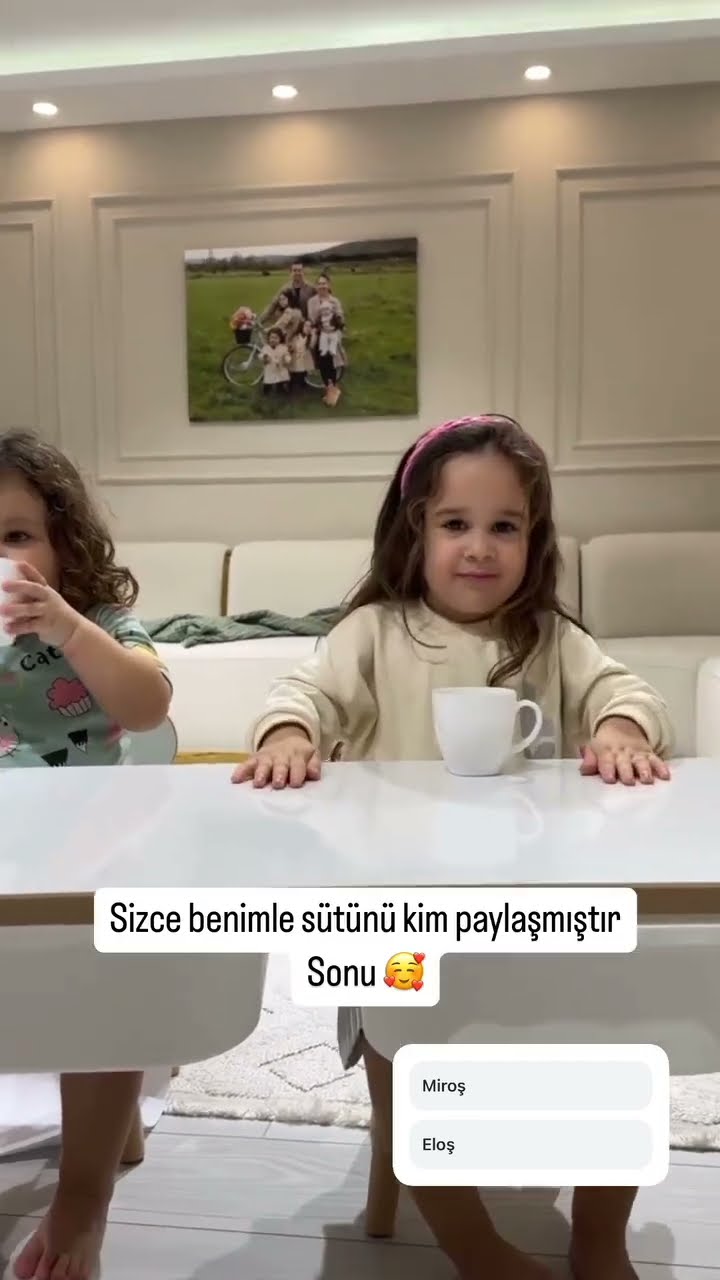 Sizce benimle sütünü kim paylaşmıştır ❤️
