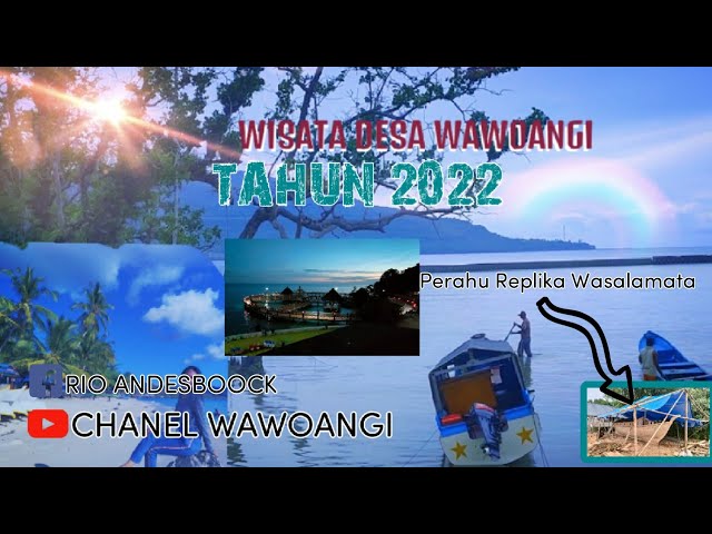 5 Destinasi Wisata Desa Wawoangi || Replika Perahu Leluhur Wasalamata class=