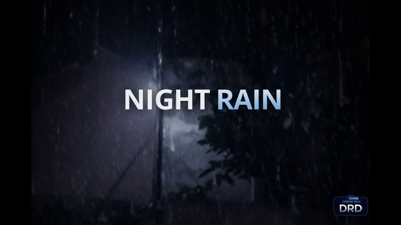 Night Rain Sounds for Sleeping & Insomnia Relief | No Music