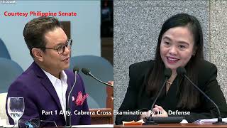 Details Part 1 Atty Cabrera Cross Examination By The Defense Update