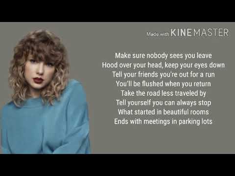 Taylor Swift - Illict Affairs Lyrics