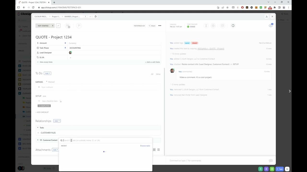 CLICKUP CREATE A PROJECT PART 1 FOLDER TEMPLATE YouTube