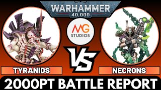 Necrons vs Tyranids 2000pts | Warhammer 40k 10th Ed Battle Report Ep55