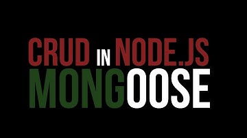สร้าง CRUD API ด้วย Node.js ต่อกับ MongoDB (Mongoose) อย่างง่ายเลยมาลองกันน