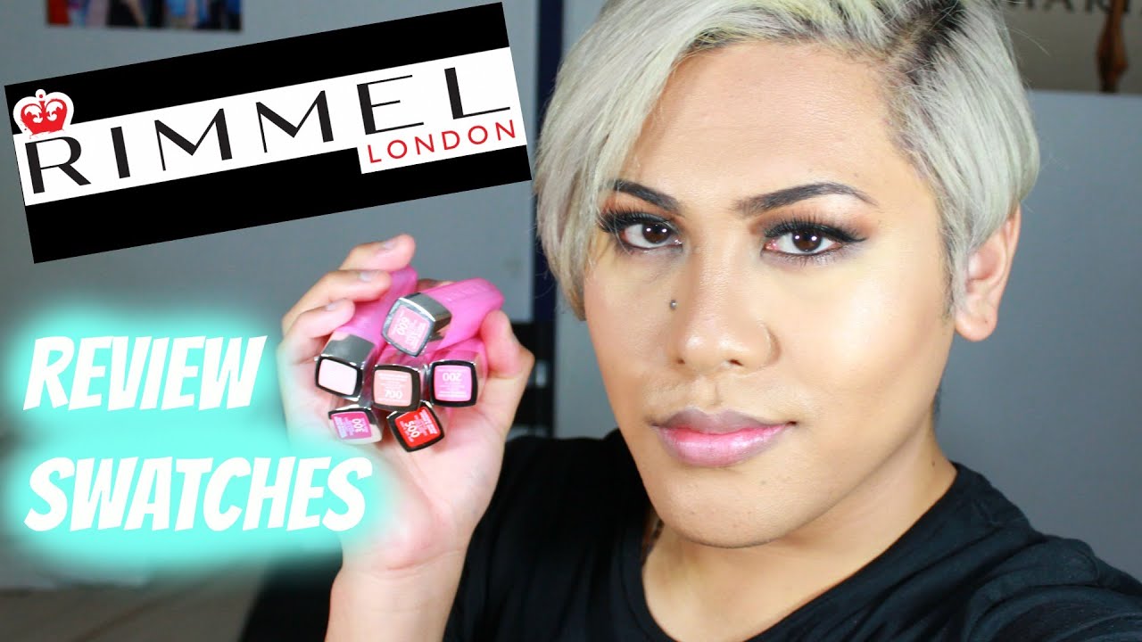 Rimmel London Moisture Renew Sheer & Shine Lipsticks on Tanned Skin | ThePopHeir | Swatch Review