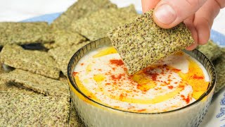 Only 2 Ingredients Ultra Crispy Chia Crackers Perfect For Weight Loss