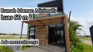 RUMAH MINIMALIS IMPIAN LUAS TANAH 60 METER PERSEGI | DESIGN RUMAH IDAMAN DENGAN NUANSA KAYU