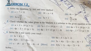 mathematics Class 7 exercise 7.2 question number 4 to 20 Goyal brothers Prakashan