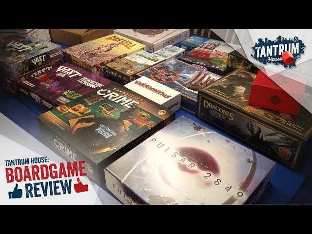 Sneak Peek of Board Games we're reviewing Feb 2018