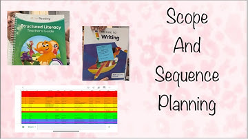 Scope and Sequence Planning