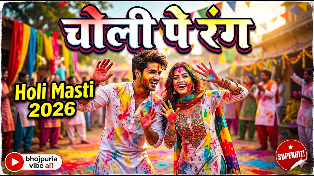 Choli Pe Rang - Holi Masti 2026 | New Bhojpuri Holi AI Song | bhojpuria vibe ai1