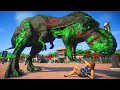 DINOSAURS BATTLEGROUND T REX VS SPINOSAURUS, GIGANOTOSAURUS, ULTIMASAURUS, INDOMINUS REX 1 HOUR !