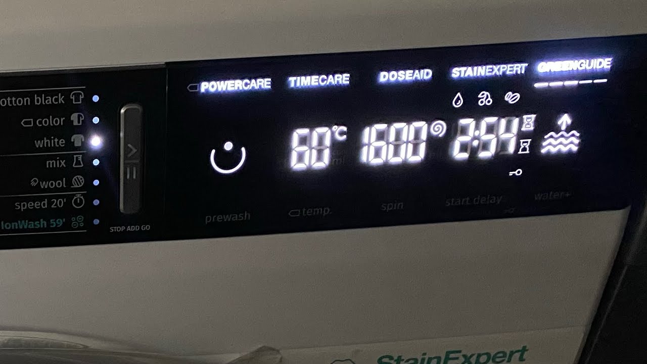 Gorenje WaveActive WS967LN cotton white 60 water + (complete cycle)