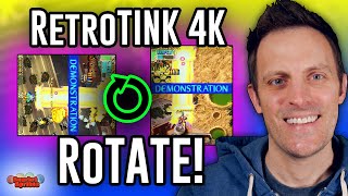 RetroTINK 4K RoTATE Feature for Vertical Arcade Games! @ScarletSprites