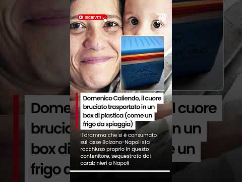 Video Domenico Caliendo, il cuore bruciato trasportato in un box di plastica (come un frigo da spiaggia)