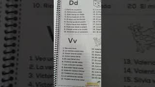 Mi Folleto de Dictado de Oraciones