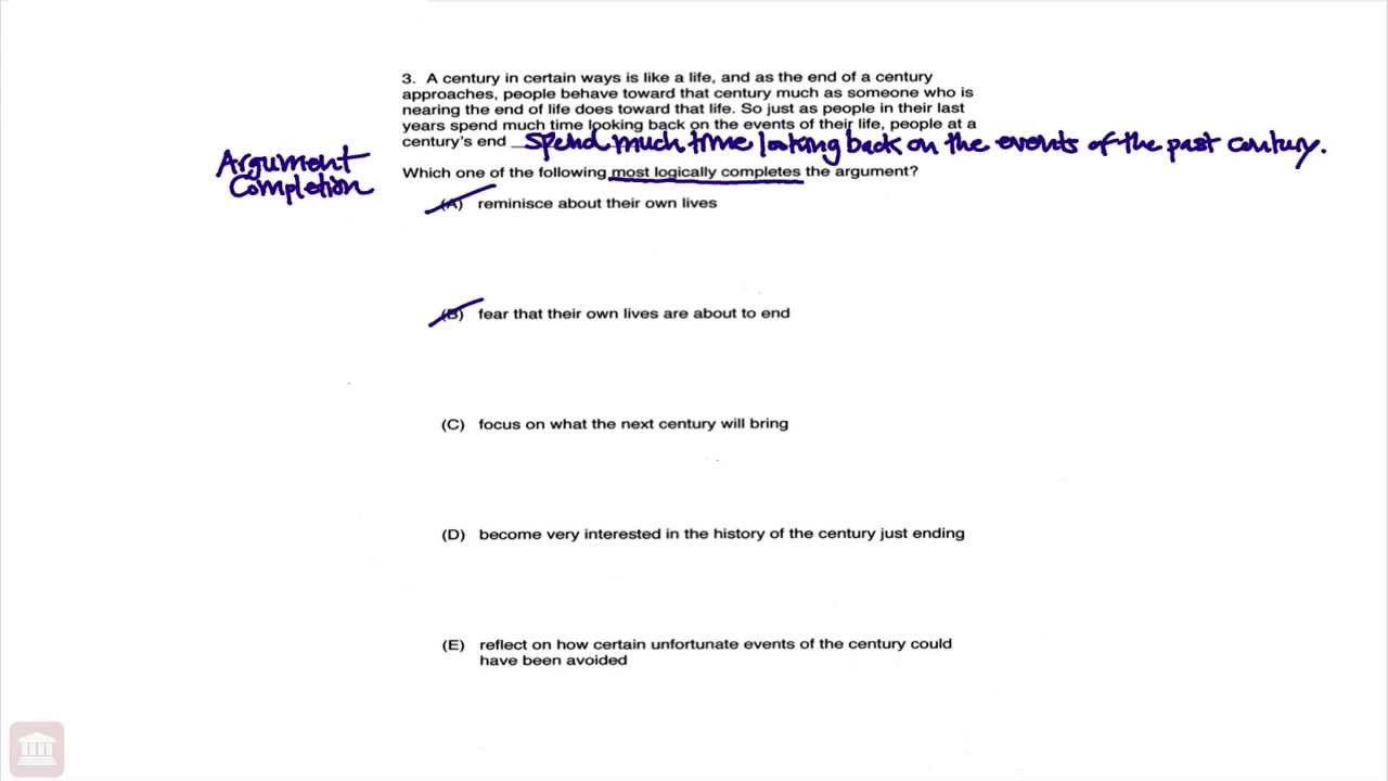 June 2007 LSAT LR1 Q3