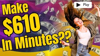 AI MONEY Make 610 In Minutes With AI