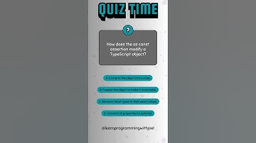 TypeScript Quiz #25 - Can You Answer This? #shorts