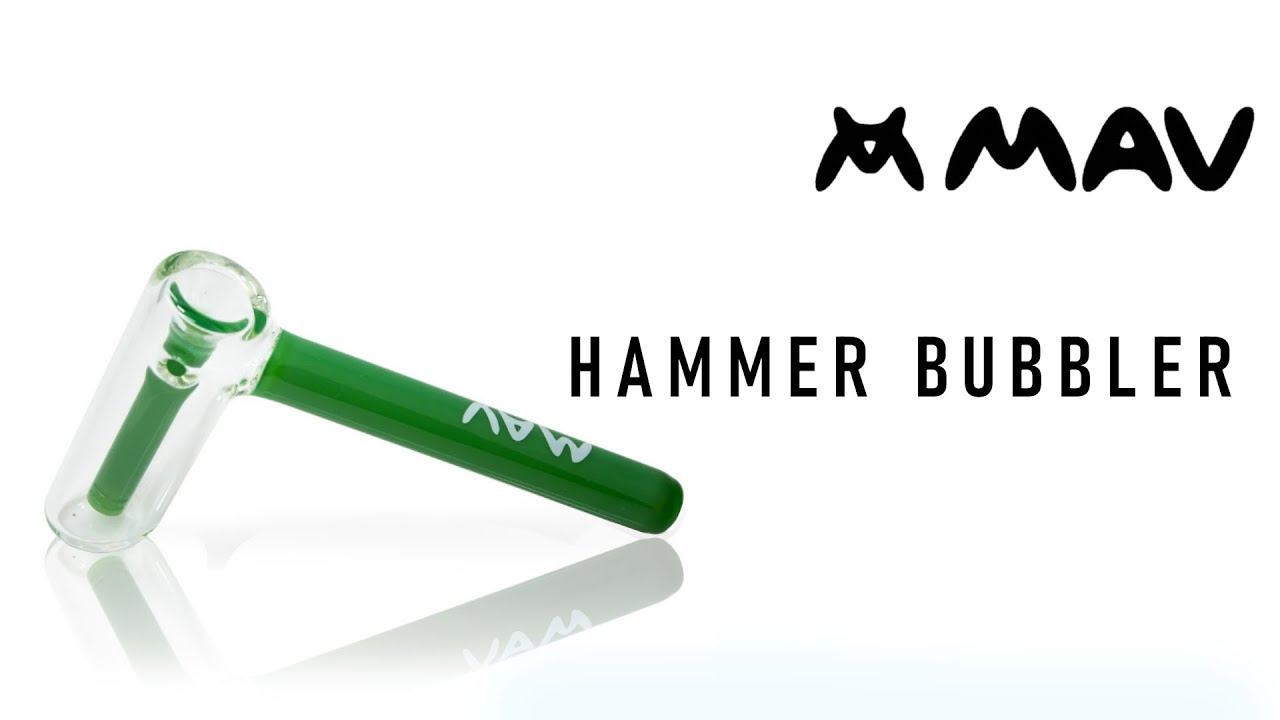 ガラスバブラー『MAV Glass - CX1 ハンマーバブラー』