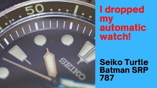 I dropped my automatic watch! What would you do?  Featuring the Seiko SRP787