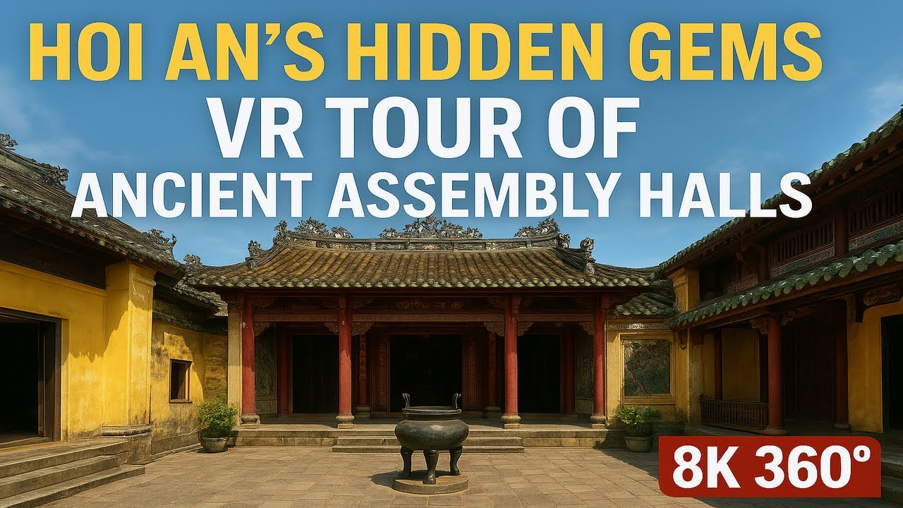Hoi An's Hidden Gems: VR Tour of Ancient Assembly Halls (8K 360°)