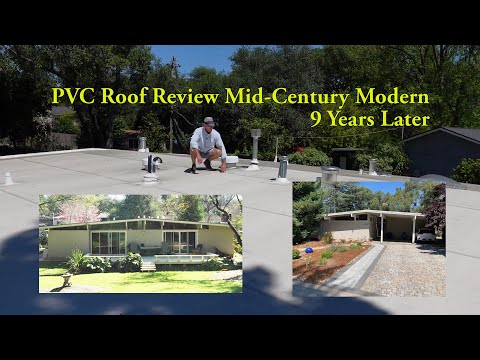 Roof Review of PVC Single Ply Material after 9 Years