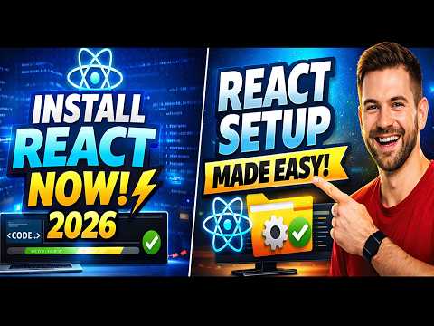 How to Install React JS in 5 Minutes ⚡ | React Tutorial 2026