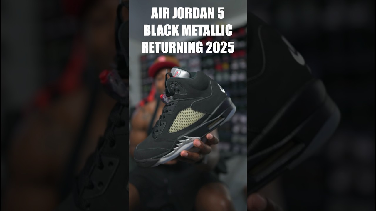 Air Jordan 5 Metallic Releasing Again In 2025! THIS IS GREAT!