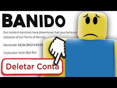 Sim Minha Conta foi Deletada no Roblox 