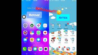 TEMA VIVO SUPER KEREN!!!!🔥| Tema Doraemon kiyutt mood para cewek nih !!