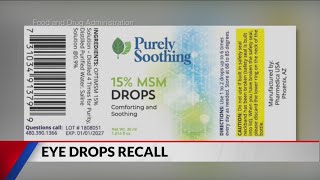 Two more eyedrop brands recalled due to risks