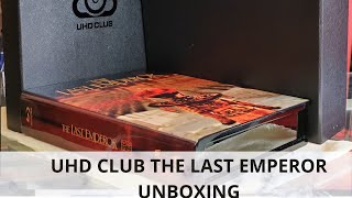 UHD Club The Last Emperor bluray wooden case unboxing