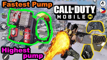 Fastest and Highest Pump Class Trick on COD Mobile using Flydigi @Flydigi