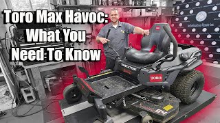 Toro TimeCutter Max Havoc Zero Turn Full Walkthrough, Features Serviceability & Quality Review 77506