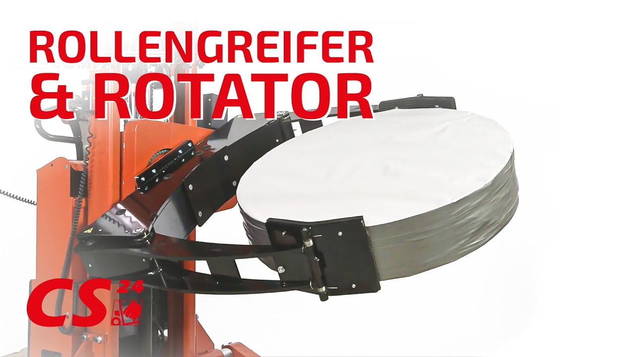 Logitrans Rollengreifer - Rotator mit Greifarm - Fassrotator