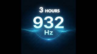 ⒽⓏ| 932 Hz PURE TONE | Gematria 932 (233 Hz x 4) | A#5 Note Resonance | 3 HOUR SESSION