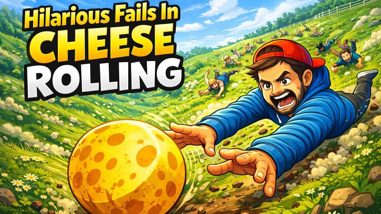 Hilarious Fails in Cheese Rolling 😂 | Cheese Rolling Part - 1