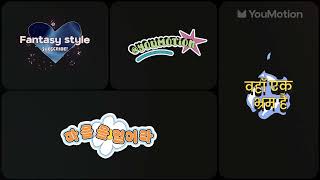 Full Magic Title Set — 8 Moving Title Set with Sparks & Flash FX — Free (Ae, Pr, Dr) Guide