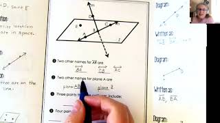 Celebrity 1 1 Identify Points, Lines, and Planes Notes  Video Net Worth