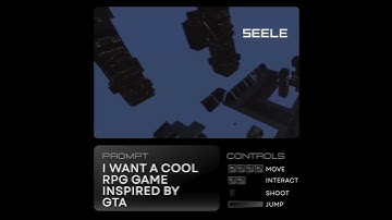 Now make a game with AI|‎⁨@SEELE-AI1125⁩  #seele #seeleAI #AIGame