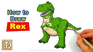 How to Draw Rex from Toy Story