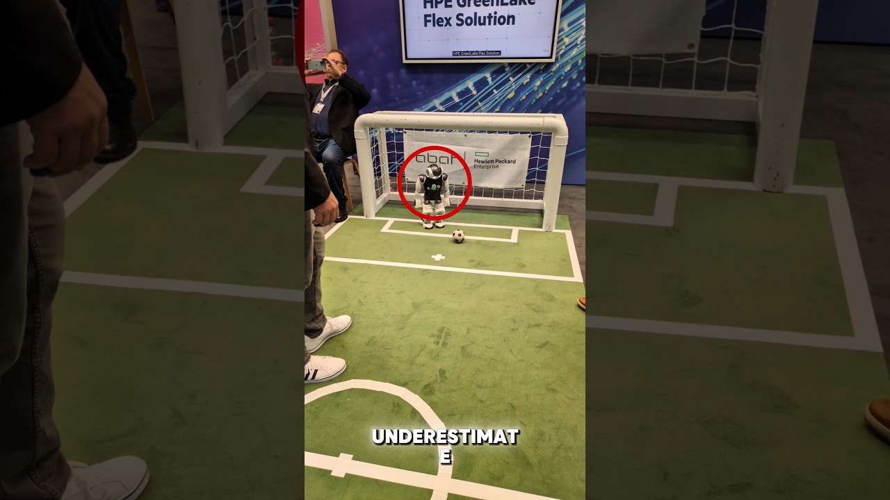 Never Underestimate a Robot Goalie  