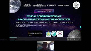 Thiago S. Dias - Ethical Considerations of Space Militarization and Weaponization Daniel Gregg Spsm 5900 Ethical Considerations For Responsible Space Commercialization
