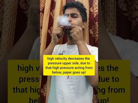Bernoulli's principle example