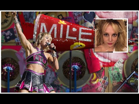 Miley Cyrus Shouted Out Britney Spears during her Super Bowl show as more celebs call to #freebritne