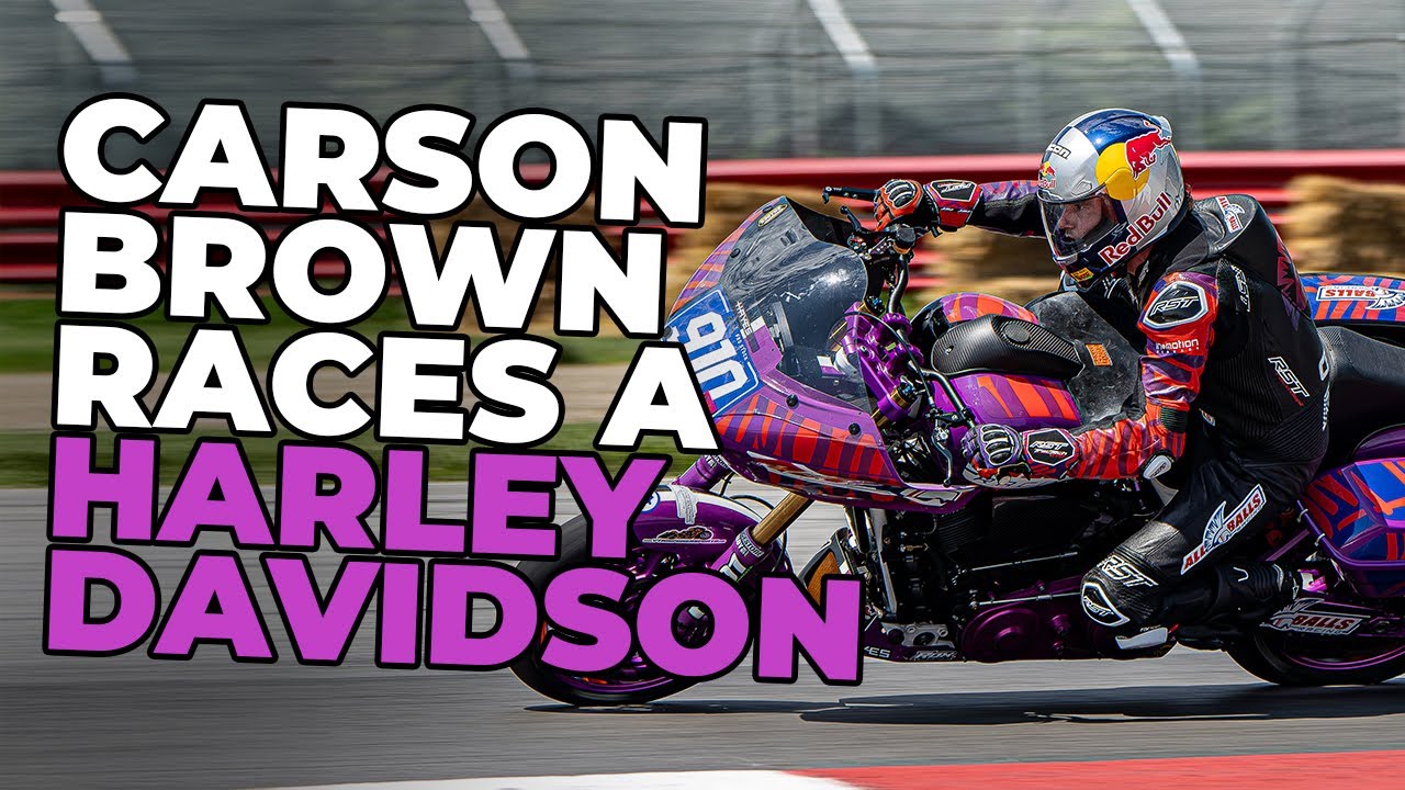 Racing Dirt Bikes and Baggers with Carson Brown - YouTube