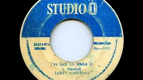 Larry Marshall - i've got to make it