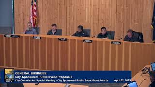 City Commission Special Meeting - April 02, 2025